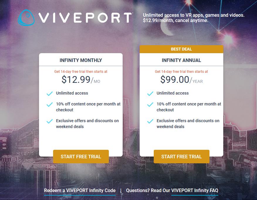 viveport infinity price